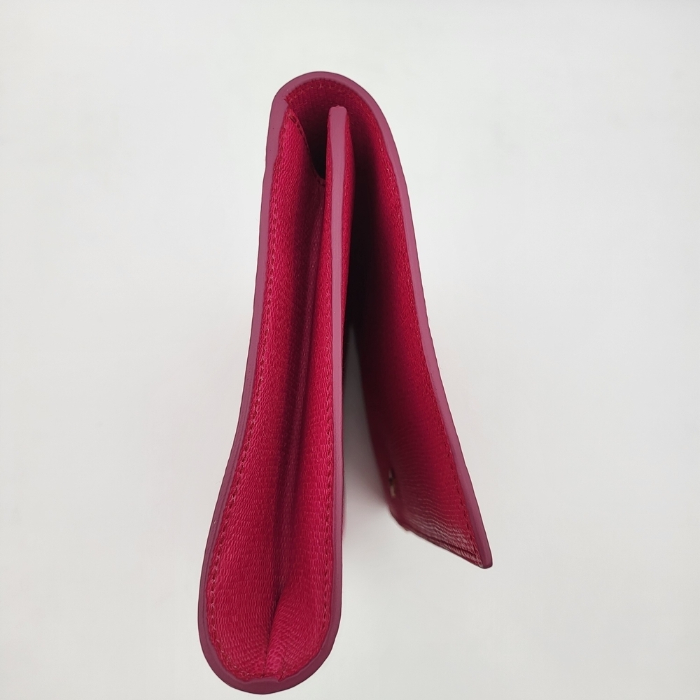 YVES  SAINT LAURENTCalfskin Classic Y Ligne Clutch Fuchsia..Authentic... - Picture 4 of 16